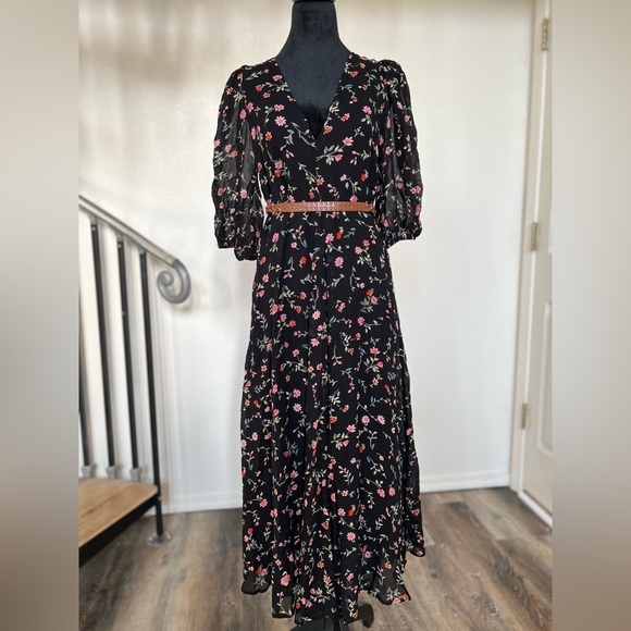 GANNI Georgette floral dress - Picture 4 of 10